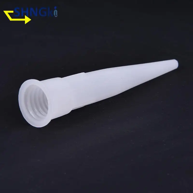 20pcs Universal Caulking Gun Nozzles Construction Tools Plastic Glass Glue Nozzles Sealant Silicone Caulking Tips