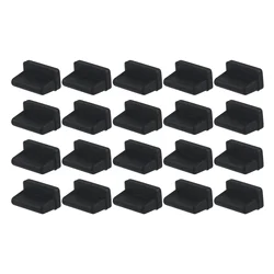Universal Silicone USB Dustproof Protector (Black)