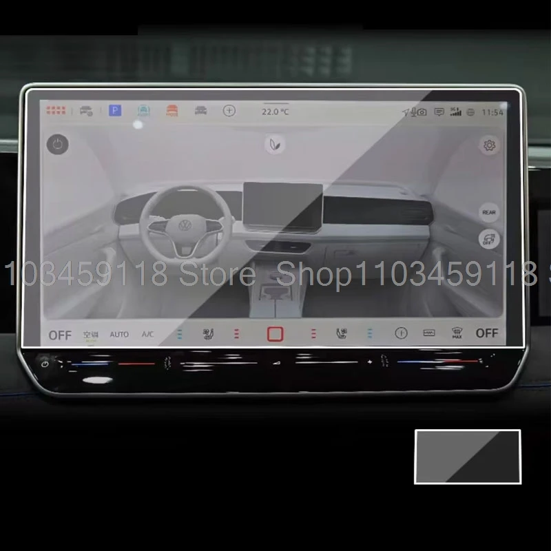 Displayschutzfolie aus gehärtetem Glas für Cupra Terramar 2025 2026 Autoradio GPS-Navigation Kratzschutz Zubehör – Detail 3