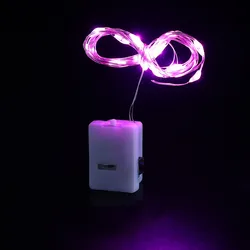 LED Fairy Lights String for Festive and Home Decor (Pink)