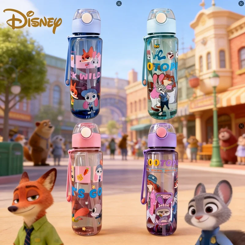 Bouteilles d'eau Disney Zootopia | Hydratation Fun Enfants
