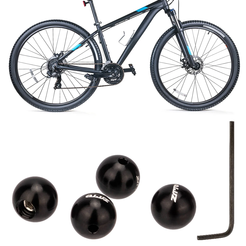 4Pcs 자전거 브레이크 와이어 엔드 캡 재사용 가능한 자전거 브레이크 시프터..