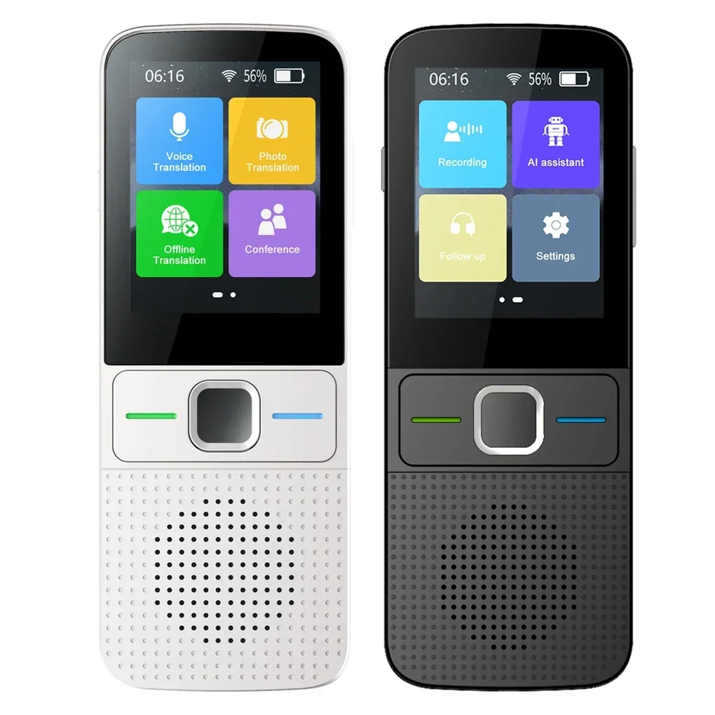 

New Smart Portable Offline Voice Translator 2.4-Inch Real-Time Translator Quickly Translate 37 Languages Without Networking