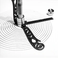 

Multifunctional Drawing Ruler Magnetic Map Protractor Sewing Tools Circles Compass Bend Measure Tailors Pattern Student Supplies