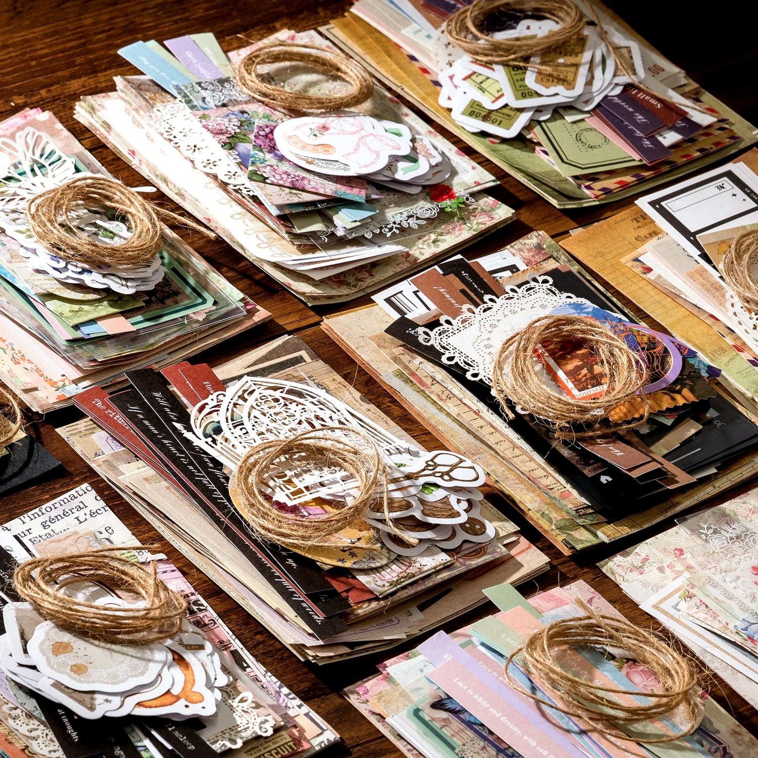 85 pcs Vintage border sticker DIY Decorative paper Scrapbooking Material handmade Junk Journal Supplies