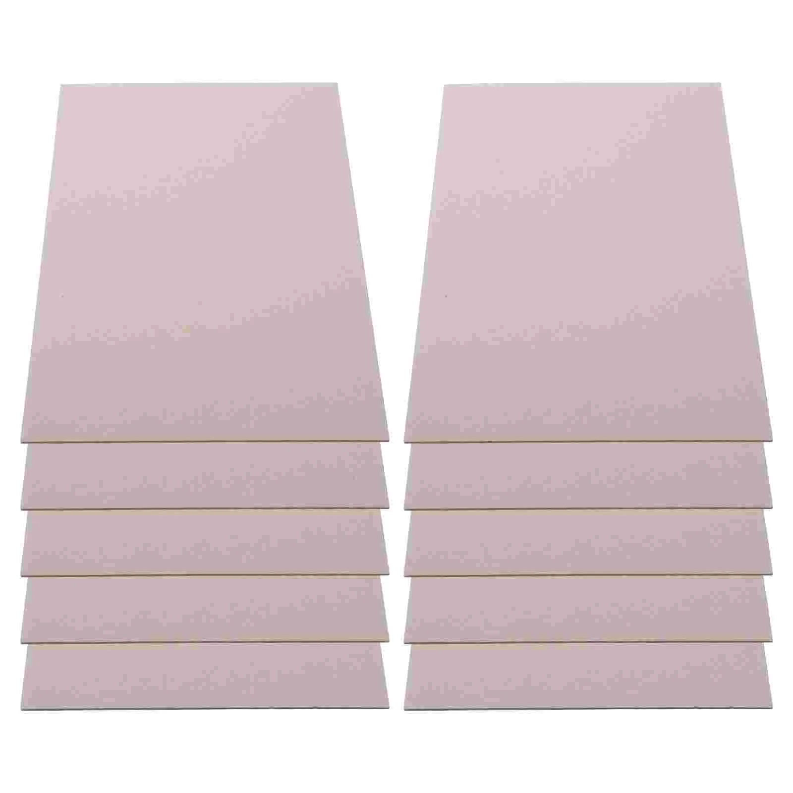 

10 Pcs Cardboard Double-sided Paperboard Handicraft DIY Accessories Books Graffiti Crafts Making Material for Kindergarten Kids