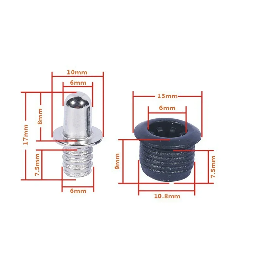 Speaker Grill Peg and Snap Button Kit - 10 Pairs
