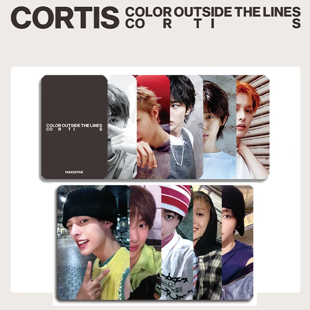 Kpop CORTIS Photocards Album COLOR OUTSIDE THE LINES PhotoCards