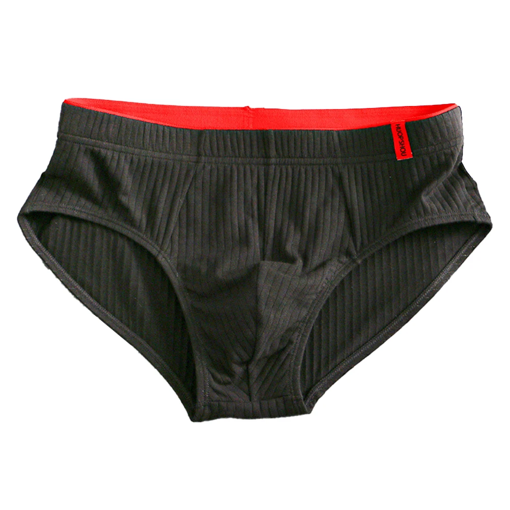 Description Picture 5 of itemMen's Panties Daily Sexy Underwear Solid Briefs Cotton Shorts Male Smooth Underpants Sissy Pouch Slips Lingerie Swimming Trunks