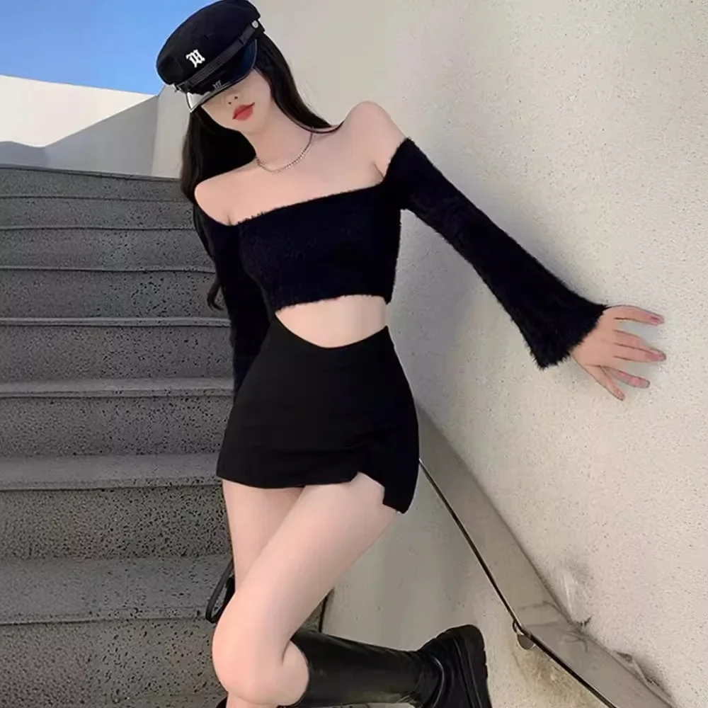 Mini robe taille haute pour femme – Image 3