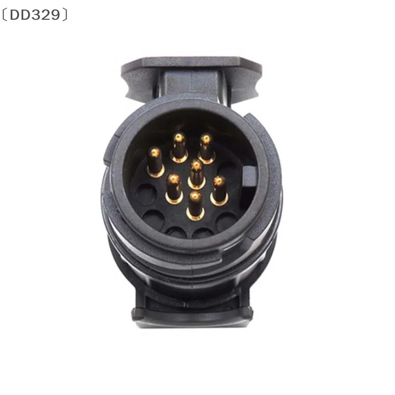 〔DD329〕 13 To 7 Pin Mini Converter - Trailer & RV Light Adapter With Compact Connector Design