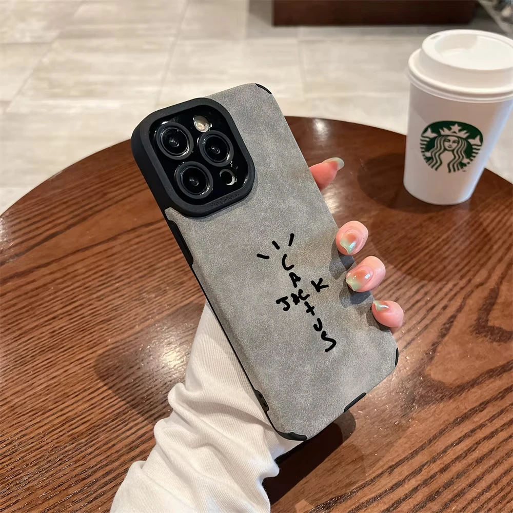 Travis Scott Cactus Jack iPhone Case PU Leather Protective Cover All Models X-16