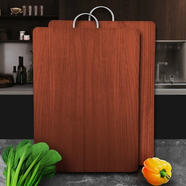 Vietnamese Iron Wood Cutting Board Rectangle Whole Wood Chopping