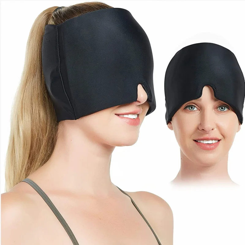 Gel Cold Hot Head Ice Cap Head Wrap Face Mask Massage Sleep Eye Mask Health Care Tool head ice cap