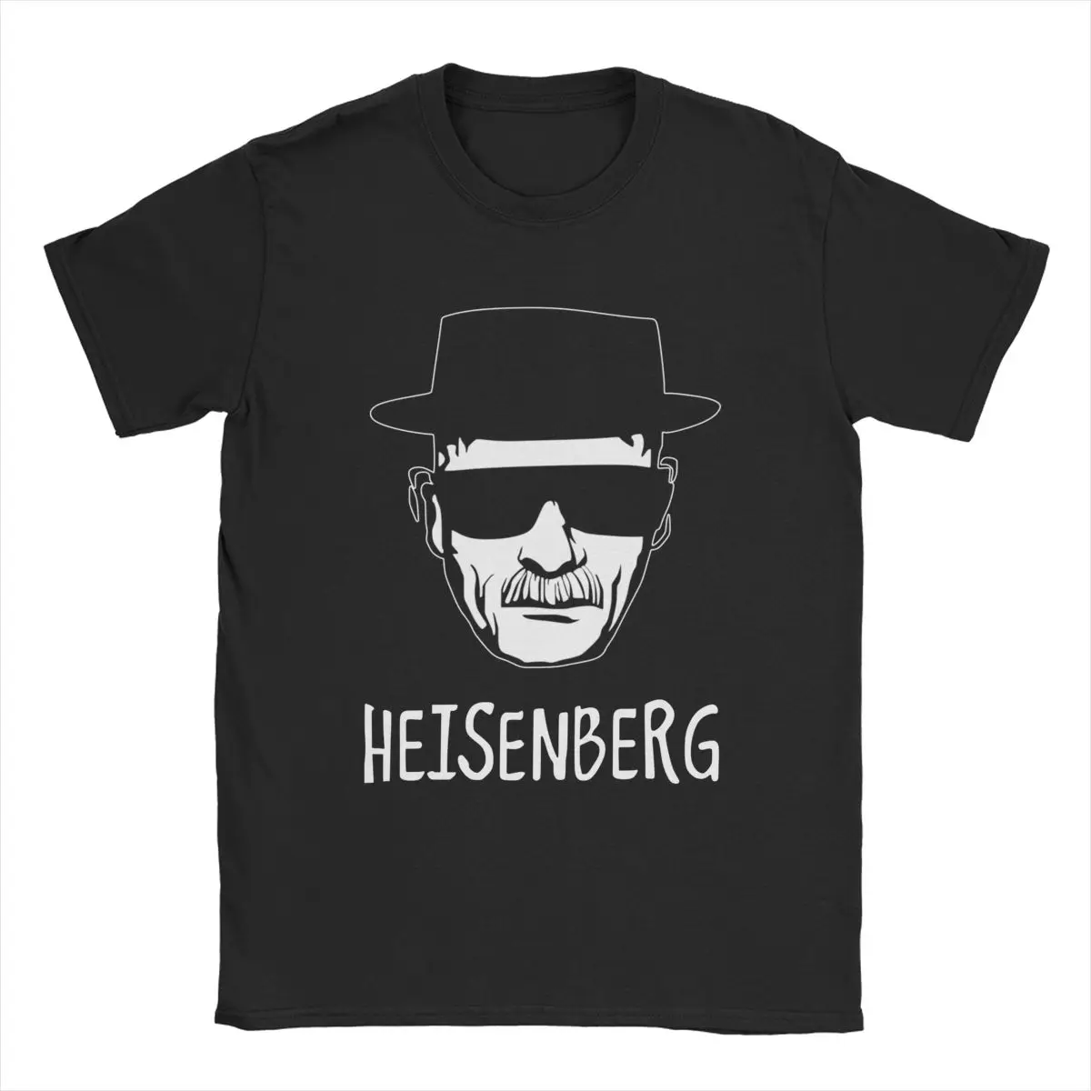 

Funny Heisenberg Head Breaking Bad T-Shirt for Men Crew Neck Pure Cotton T Shirts Short Sleeve Tee Shirt Unique Clothing