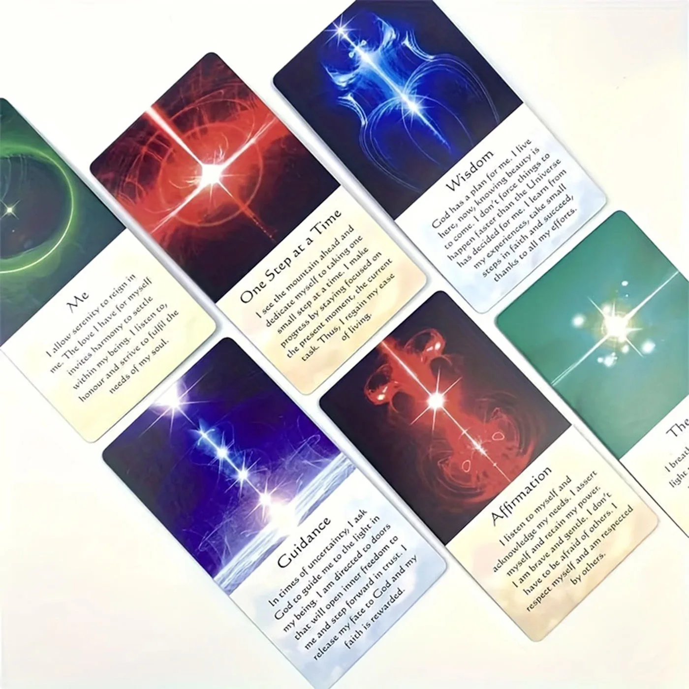 Healing Energy Oracle Cards A 54 Tarot English Visions Divination Edition Deck Borad Playing Games 3