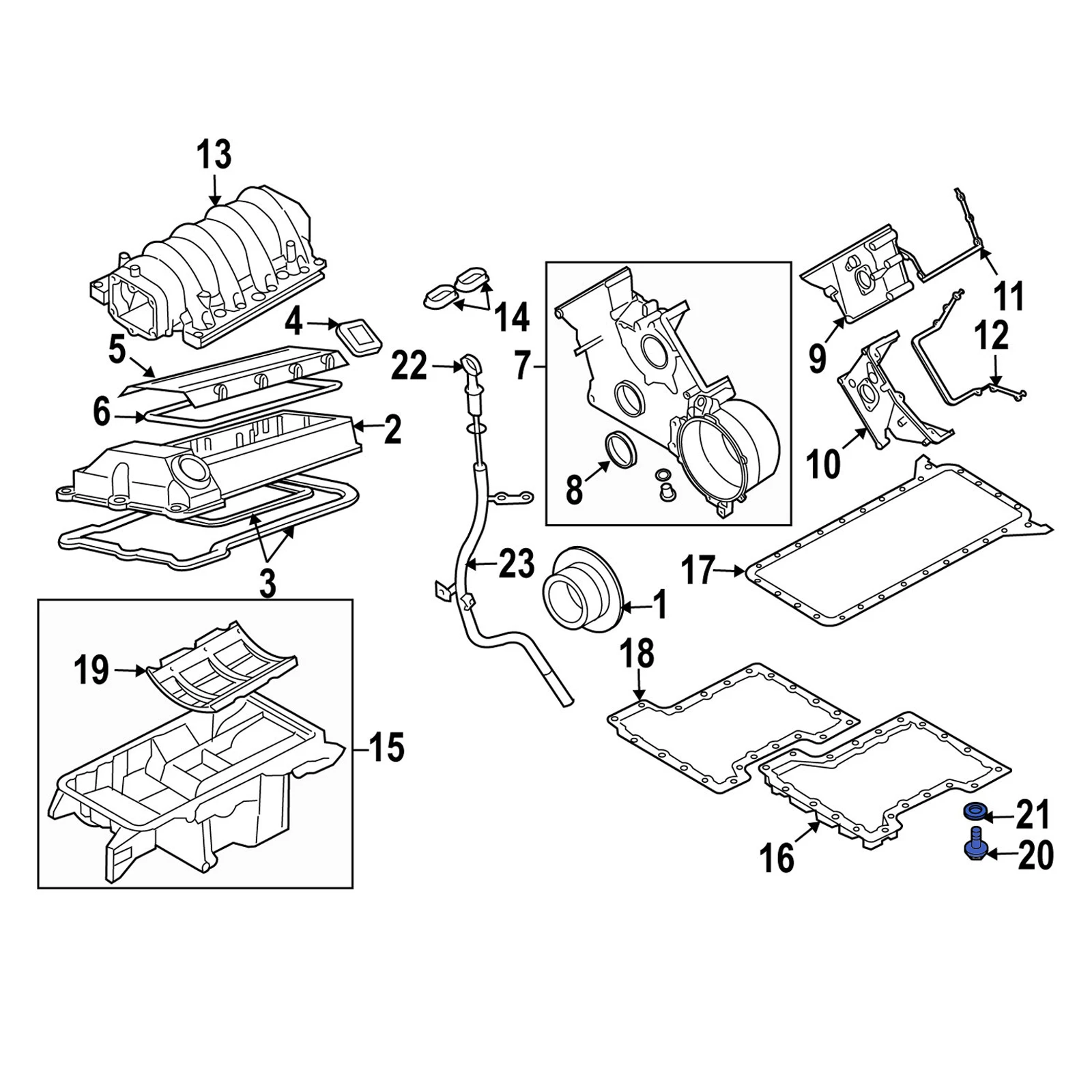 Erick's Wiper Car Engine Thread Oil Drain Sump Gaskets Bolt Screw For Citroen Fiat Ford Land Rover Mazda Peugeot Volvo 30711617