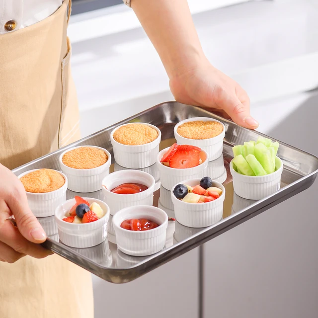 Oz Ramekins 6-Pack White Porcelain Ramekins 6oz Oven-Safe