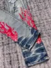 discounted Men bandana flame distressed blue jean 6