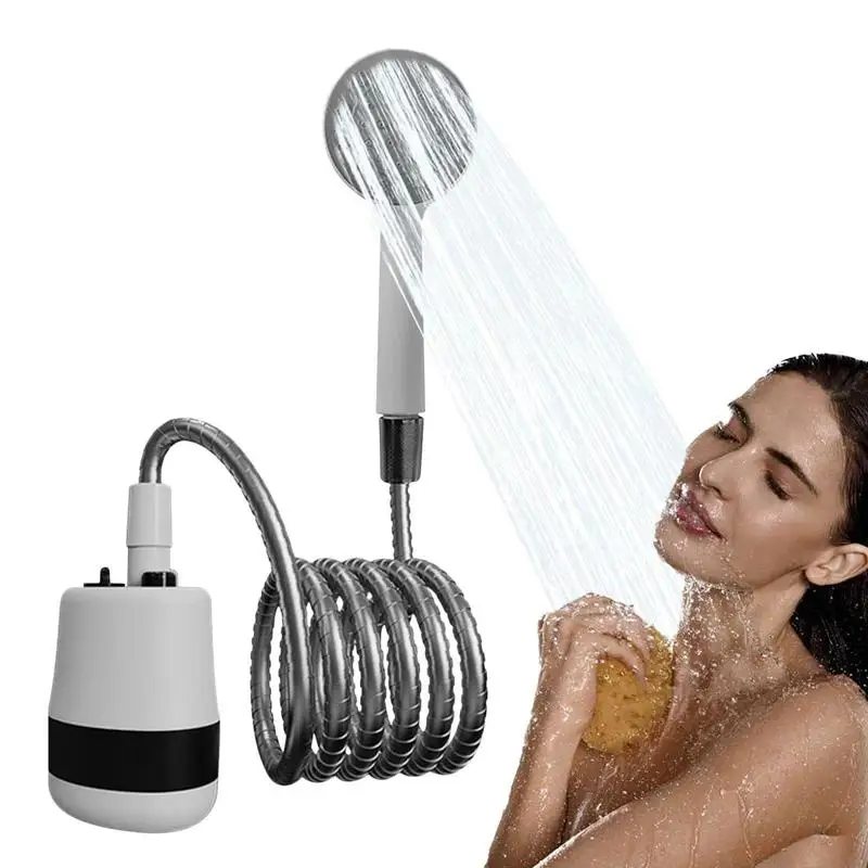 

Portable Outdoor Shower USB Rechargeable Outdoor Shower Head Portable Camping Shower For Garden Watering Kid Bathing Pet
