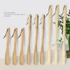40cm Shoe Horn Flexible Handle Shoehorn Useful Shoe Lifter Professional Shoe Spoon High-quality Wood Material Home Tools 1