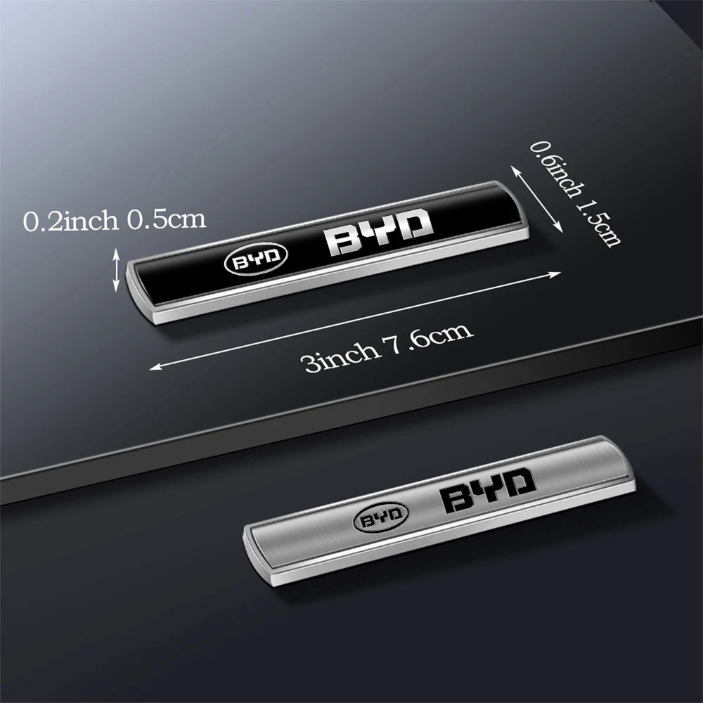 3D 메탈 엠블럼 스티커 배지 데칼 장식 액세서리 BYD 아토 3 위안 플러스 송 F0 플러스 씰 돌핀 샤크 씨리온 시걸용