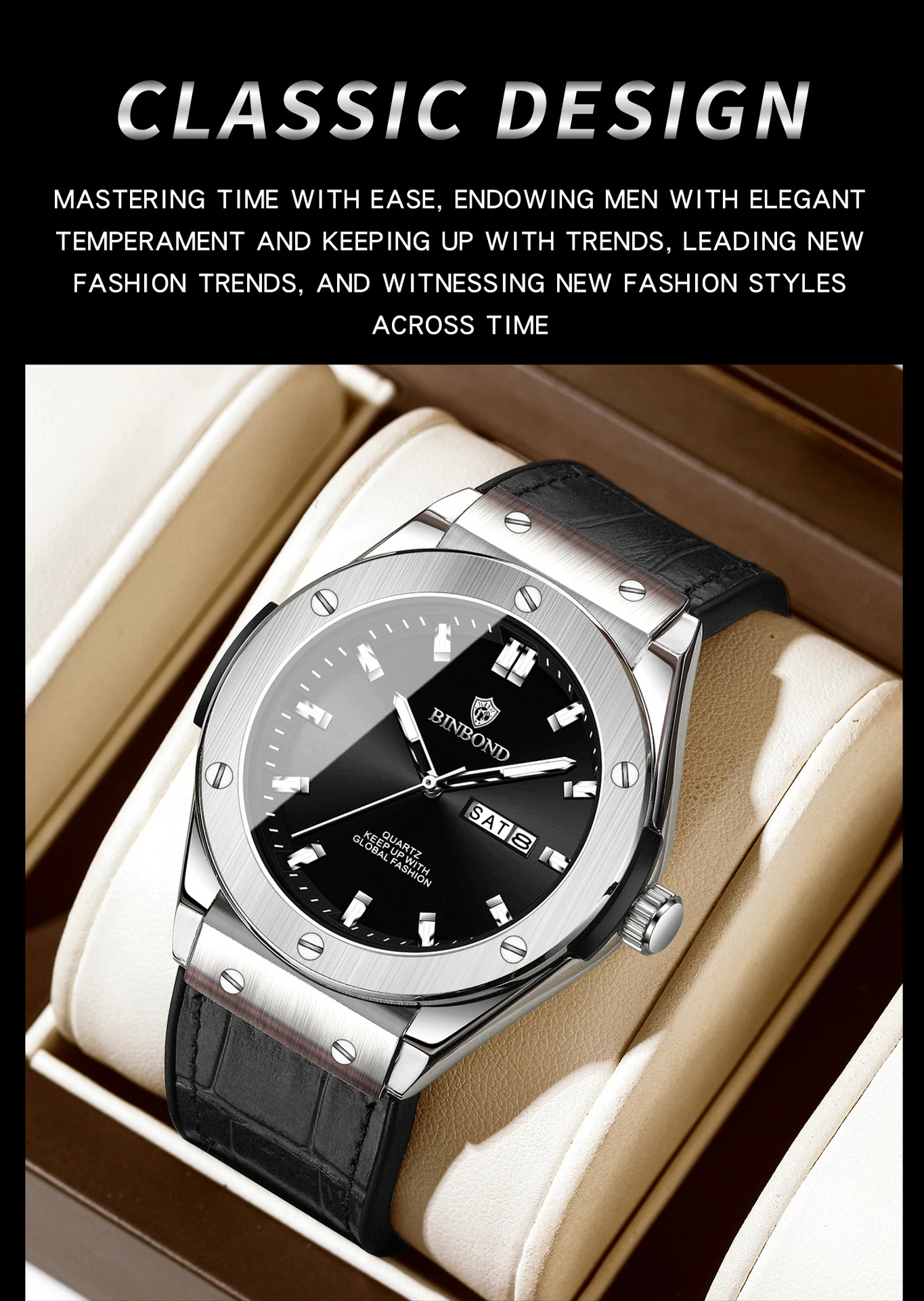BINBOND B115 Men's Watch description image 16