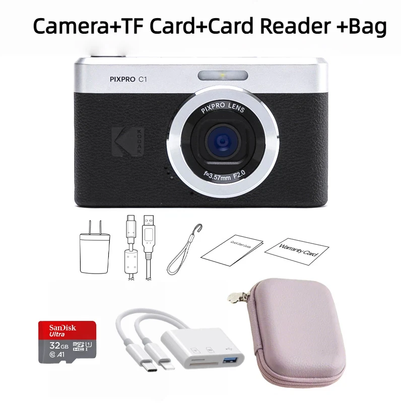 新しい KODAK PIXPRO C1 デジタル カメラ オールインワン 13MP