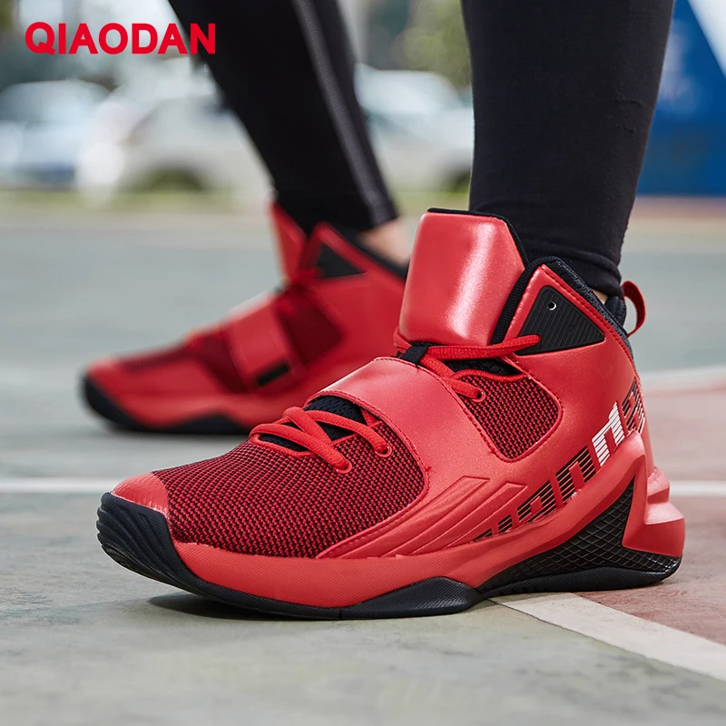 QIAODAN 2023 Men Basketball Shoes Breathable Non-slip Sneakers Wear Resistant Gym Trainning Fashion Sports Shoes XM4580121