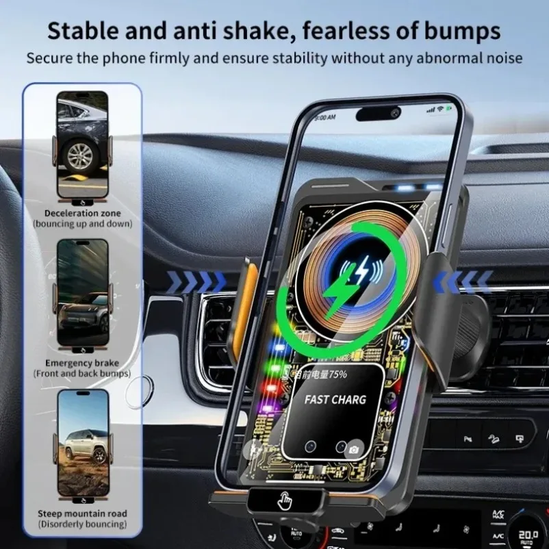 Magnetic Car Wireless Charger For iPhone Samsung