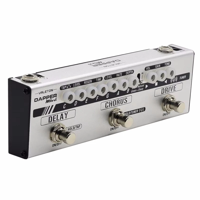 Valeton Dapper Mini Multi effects Pedal Drive Overdrive Distortion