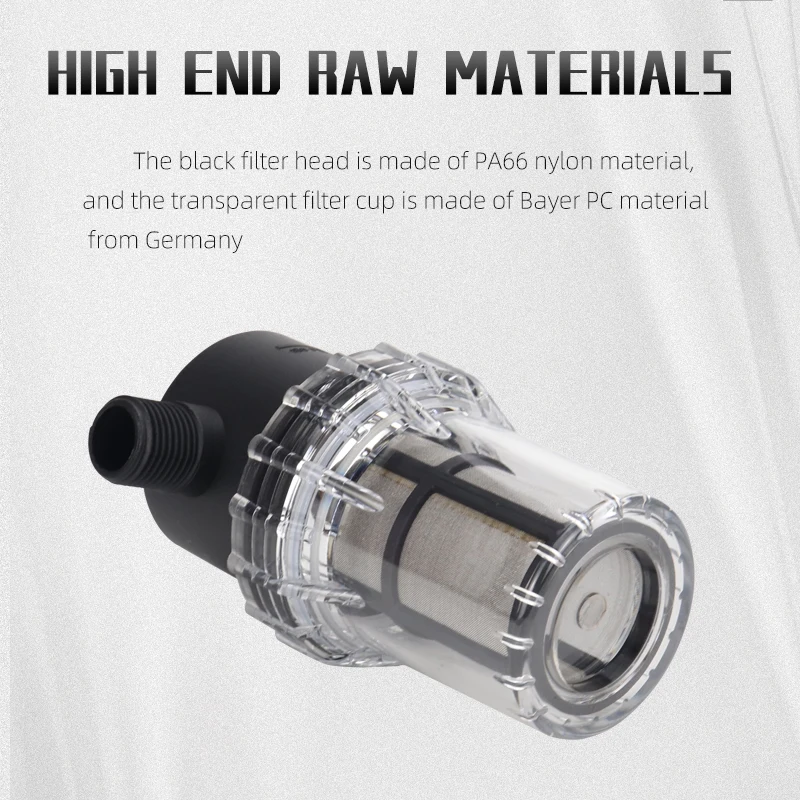 304 Stainless Steel Filter Screen 80 Mesh Pre-Filter Water Pump Filter 1/2 Inch 3/4 Inch 1 Male pipe thread water pump filter