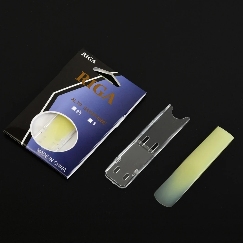 Description Picture 5 of itemAlto Saxophone Sax Reeds Strength 1.5 2.0 2.5 Alto Saxophone Reeds Resin Saxophone Reed for Clarinet Soprano or Alto Sax
