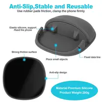 Silicone Car Phone Holder,  Mount Silicone Car Pad Mat for Various Dashboards, Slip Free Desk Phone Stand Compatible with iPhone - Image 6