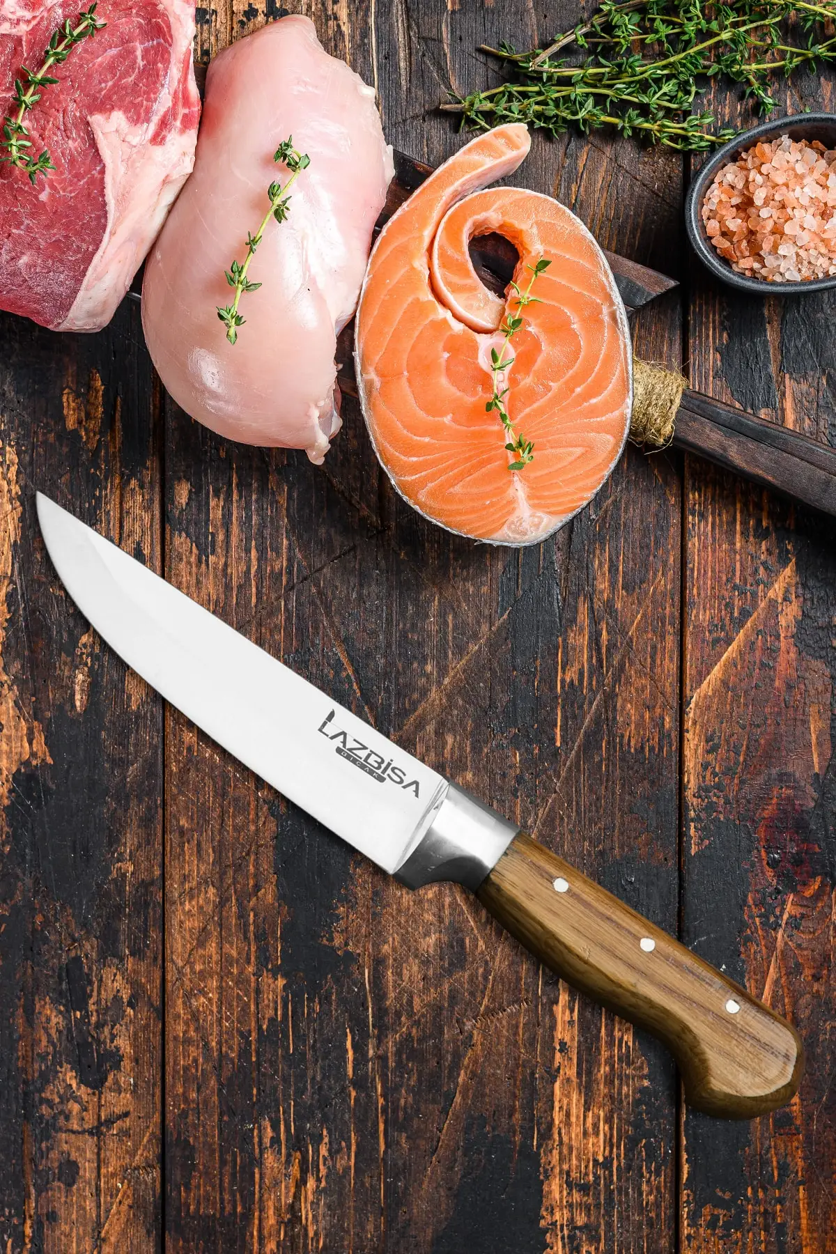 

Kitchen Knife Set Meat Bread Vegetable Cutting No: ( 3 )