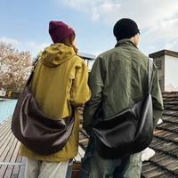 Sac à bandoulière pour hommes, décontracté, polyvalent, à la mode, grande capacité, sac de taille, Simple, léger, sac à dos de sport de plein air 5