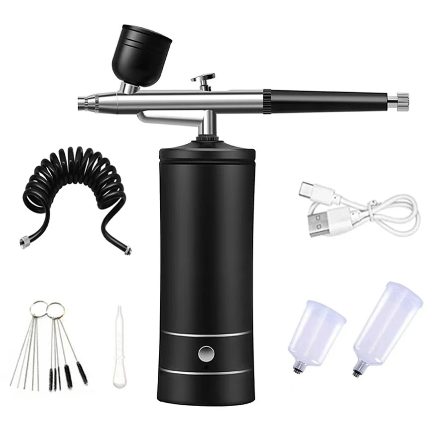 Potpuni prijenosni komplet airbrusha s ručnom jedinicom i dodacima