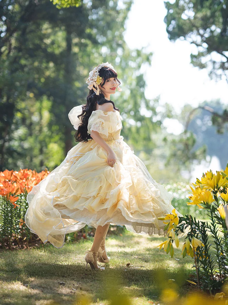 女性のための日本のロリータレースドレス,女性のためのコルセット,弓