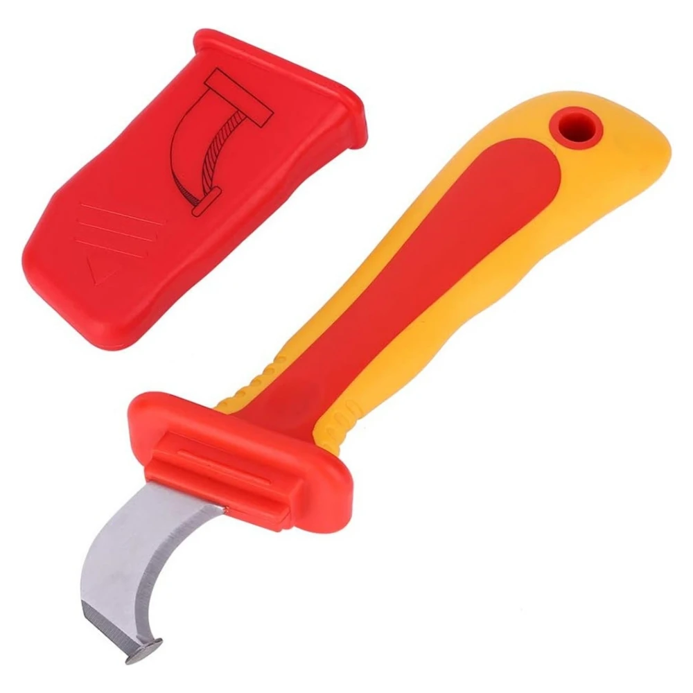 Coltello Da Elettricista Isolato 1000V Spelacavi Coltello Da Smontaggio Coltello Da Cavo Taglierina Anti-Magnetica Per Spelafili A Striscia Rapida