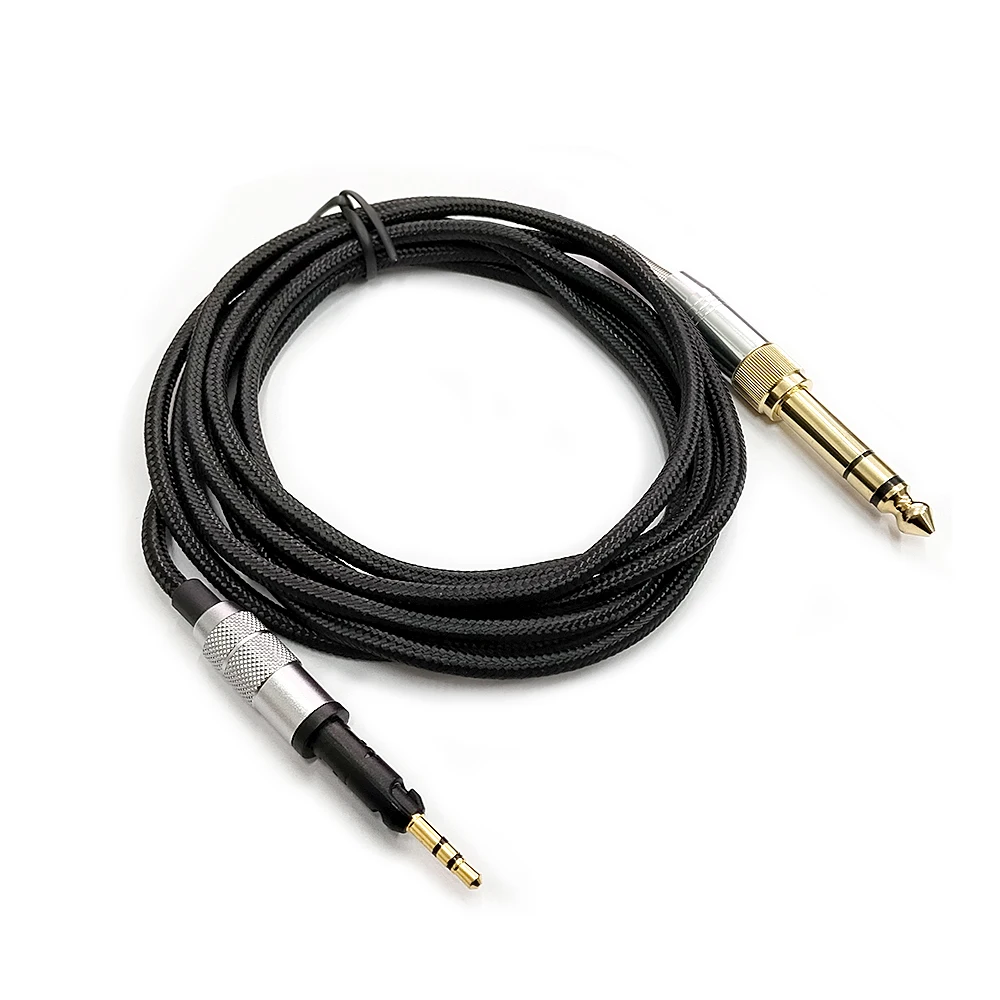YAYINCC 3.5MM to 2.5MM+6.35MM Headset Upgrade Cable Hifi Headphone Audio Line For SENNHEISER HD6 HD7 HD8 HD515 HD558 HD549 HD5XX