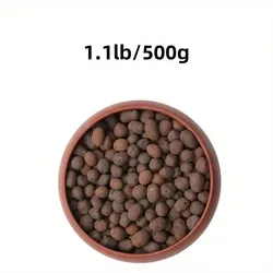Organic Hydroponic Clay Pebbles - Enhanced Drainage Pellets (500G)