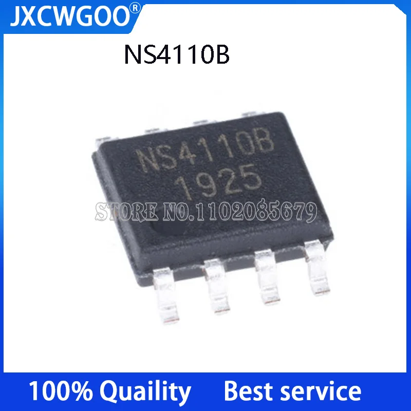 10PCS NS4110B NS4110 SOP8 Mono class ab/d audio power amplifier chip ...