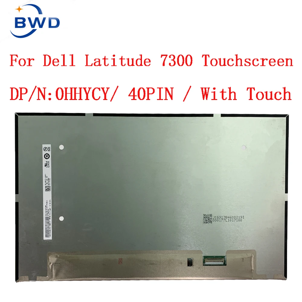 Per Dell Latitude 13 5300 7300 5310 7310 Schermi Per Laptop Touch Screen 40Pin On-Cell Touch 1920*1080 Ips Auo B133Hak02.1 0Hhycy