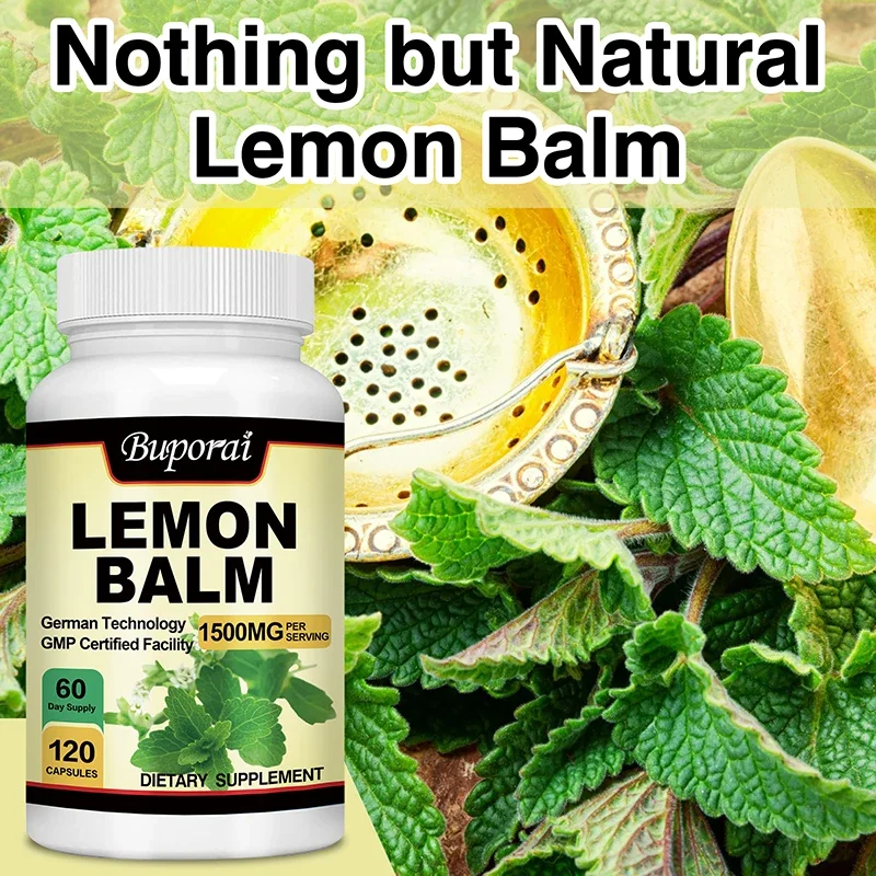 Lemon Balm-Natural Calming and Sleep Aid, Relax The Mind and Body, Non-GMO