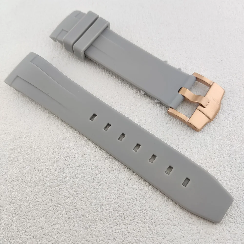 Premium Rubber Watch Strap 22mm Replacement Bracelet - Durable and Comfortable Watch Accessory