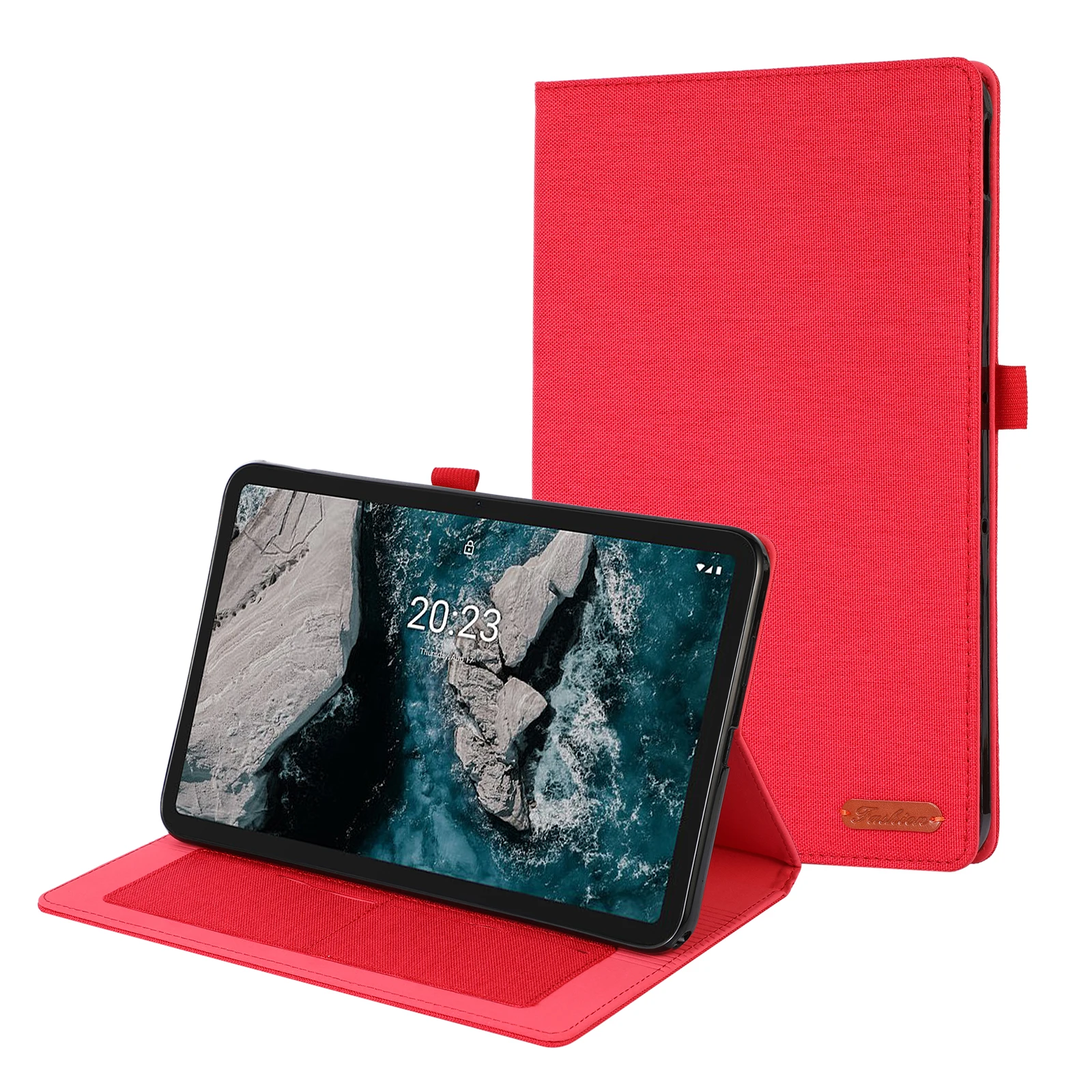 Cowboy-Style Flip Stand Case with Card Pocket and Shockproof Protection