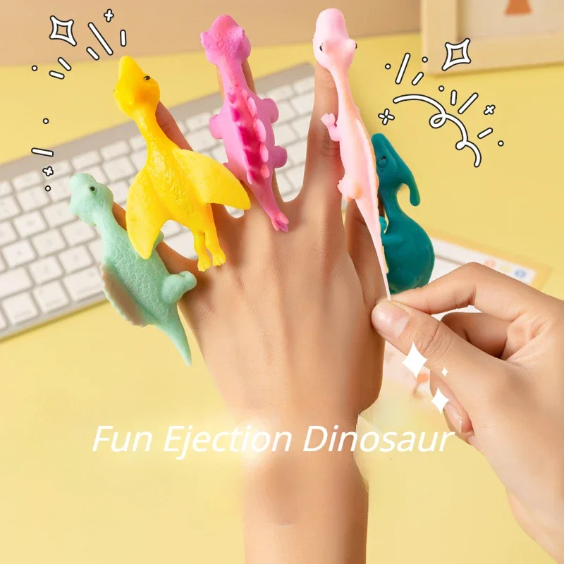 

Ejection Dinosaur Finger Turkey Slingshot Decompression Toy for Children and Students Gift Mini Toy Stress Reliever Toy kids toy