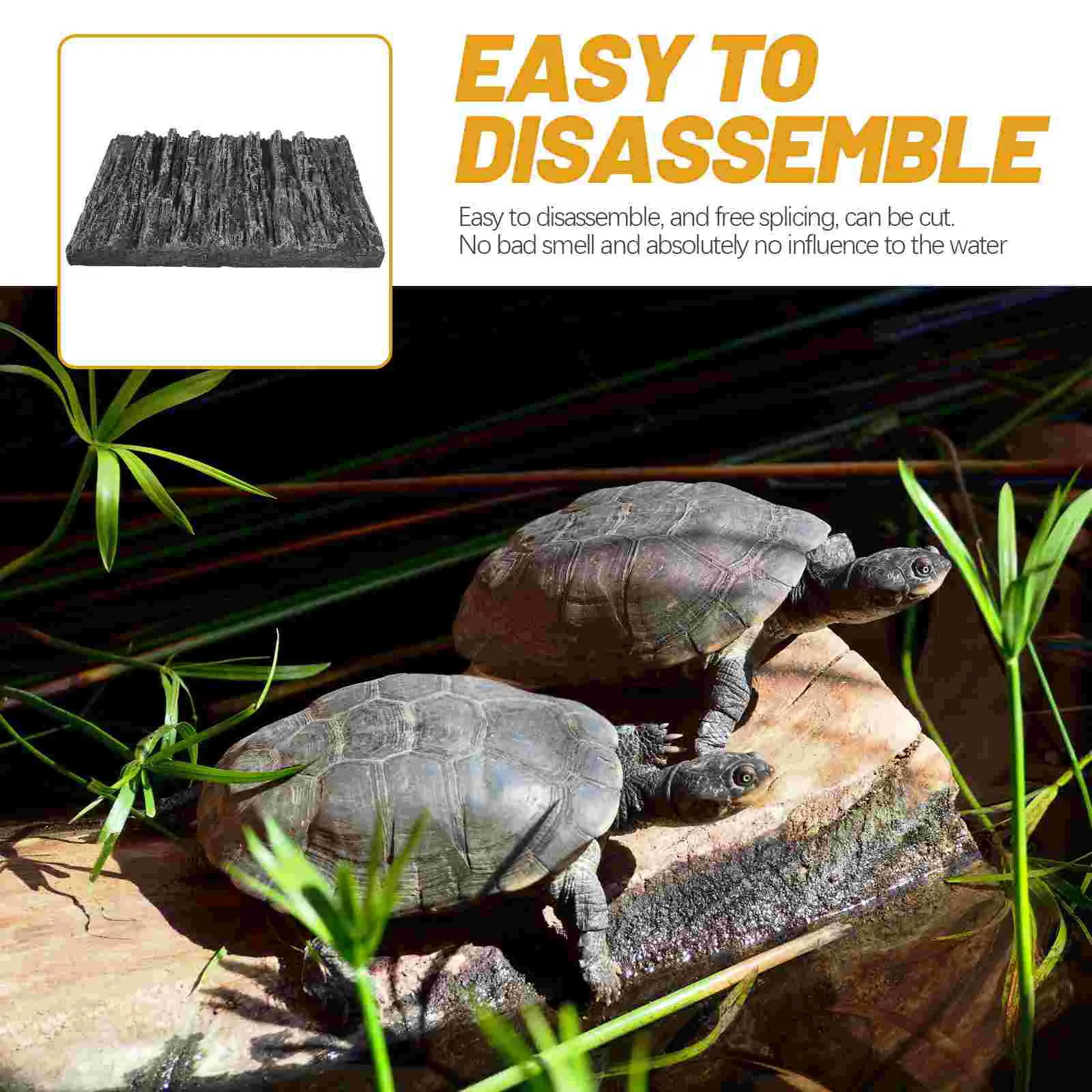 Pu Material 3d Fish Tank Background Reptile Terrarium Boards Clockwork Stone Decoration Panels Aquarium Landscaping naments Pet