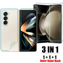 Flexible Soft HD Screen Protector - Hydrogel Film for Galaxy Z Fold 5 (3 in 1 Films)