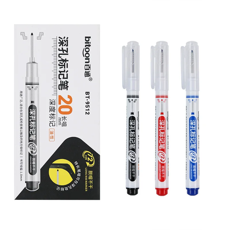 Wholesale Water Resistant 30mm Deep Drill Hole Marker Pens With Long Nibs  For Bathroom Wood And Metal Cutting Tools From Massam, $2.51